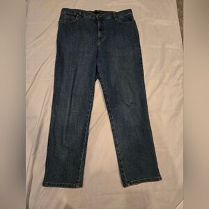 Gloria Vanderbilt Amanda Womens Petite Short Medium Wash Size 16P Jeans